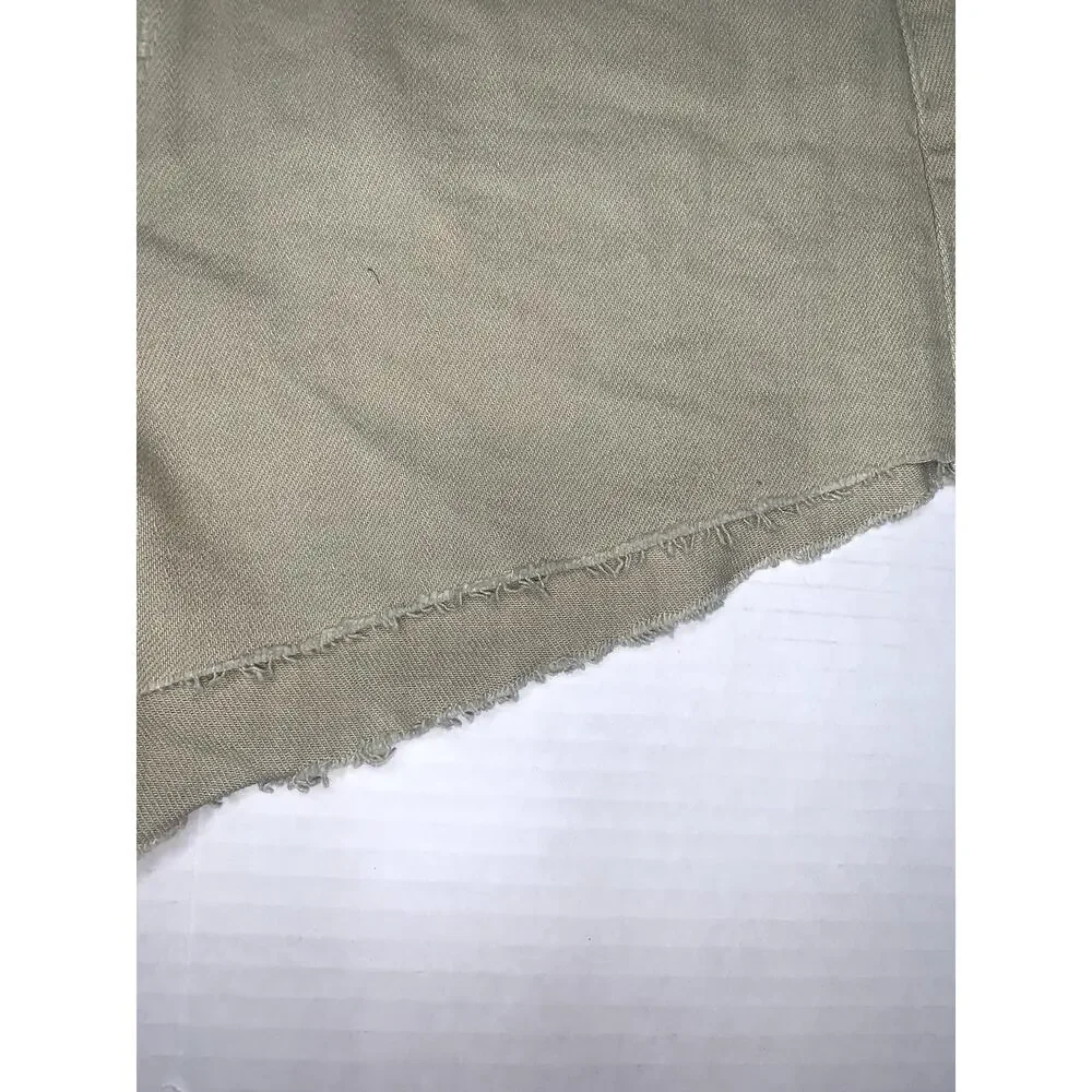 L'Agence‎ Women's Khaki Audrey Denim Shorts Size 25